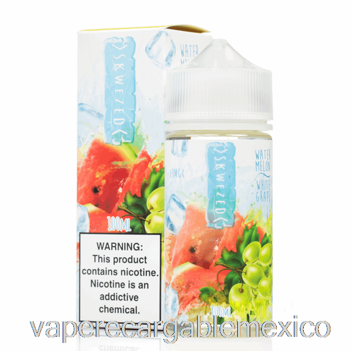 Vape Recargable Ice Sandía Uva Blanca - Skwezed - 100ml 3mg